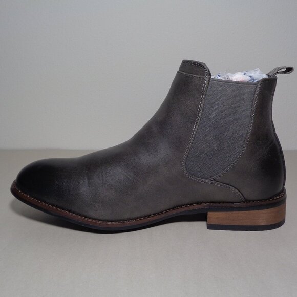 Vance Co. Size 9 M / LANDON / Grey / Chelsea Dress Boots / New Men\'s Shoes main image 15